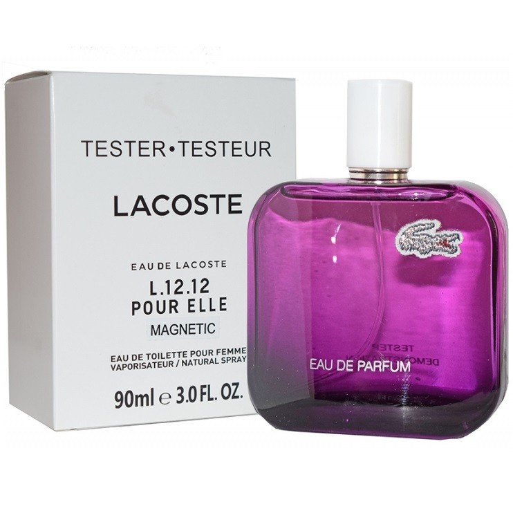 Кликните для увеличения изображения Тестер Lacoste Eau de Lacoste L.12.12 Pour Elle Magnetic, 100 ml