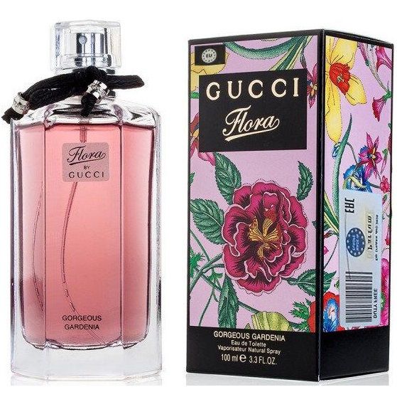 Кликните для увеличения изображения Туалетная вода Gucci Flora By Gucci Gorgeous Gardenia Limited Edition, 100 ml (ЛЮКС)