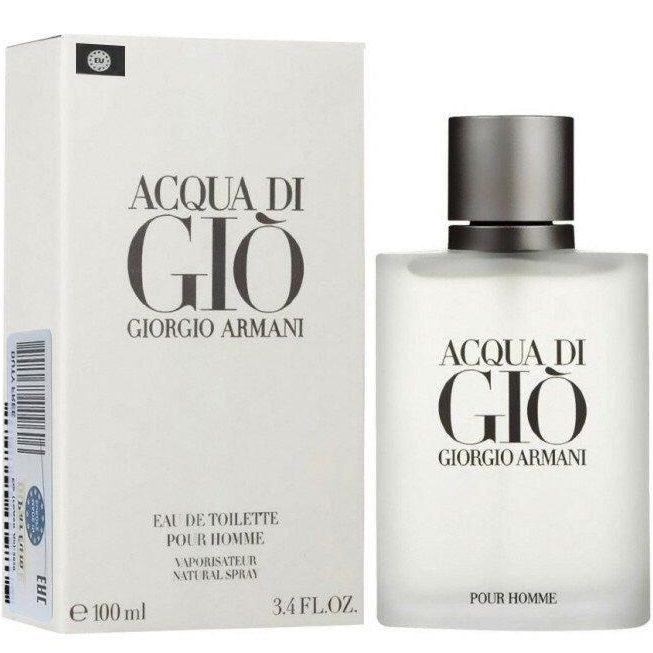 Кликните для увеличения изображения Туалетная вода Giorgio Armani Acqua di Gio Pour Homme, 100 ml (ЛЮКС)