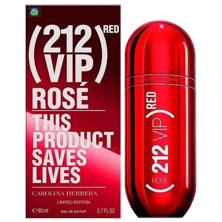 Кликните для увеличения изображения Парфюмерная вода Carolina Herrera 212 VIP Rose Red, 80 ml (ЛЮКС)