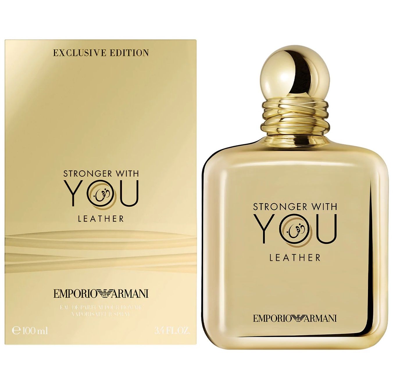 Кликните для увеличения изображения Туалетная вода Giorgio Armani Stronger With You Leather, 100 ml (ЛЮКС)