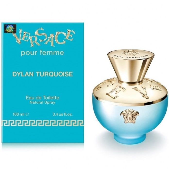 Кликните для увеличения изображения Туалетная вода Versace Dylan Turquoise Pour Femme, 100 ml (ЛЮКС)
