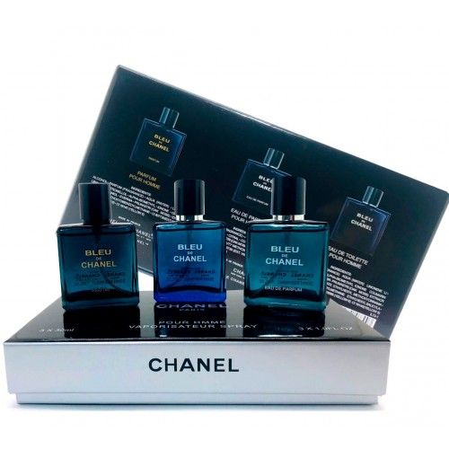 Кликните для увеличения изображения Подарочный набор Bleu de Chanel , 3x30ml