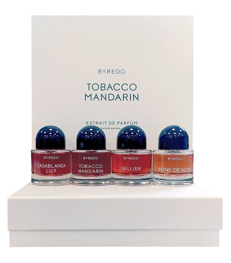 Кликните для увеличения изображения Парфюмерный набор Byredo Tobacco Mandarin, 4 x 30 ml