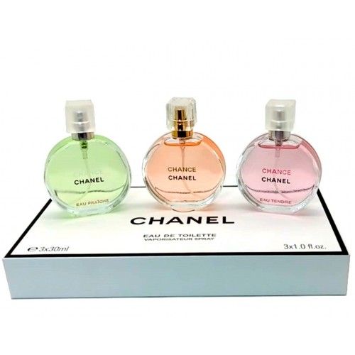 Кликните для увеличения изображения Подарочный набор Chanel CHANCE, 3x30 ml
