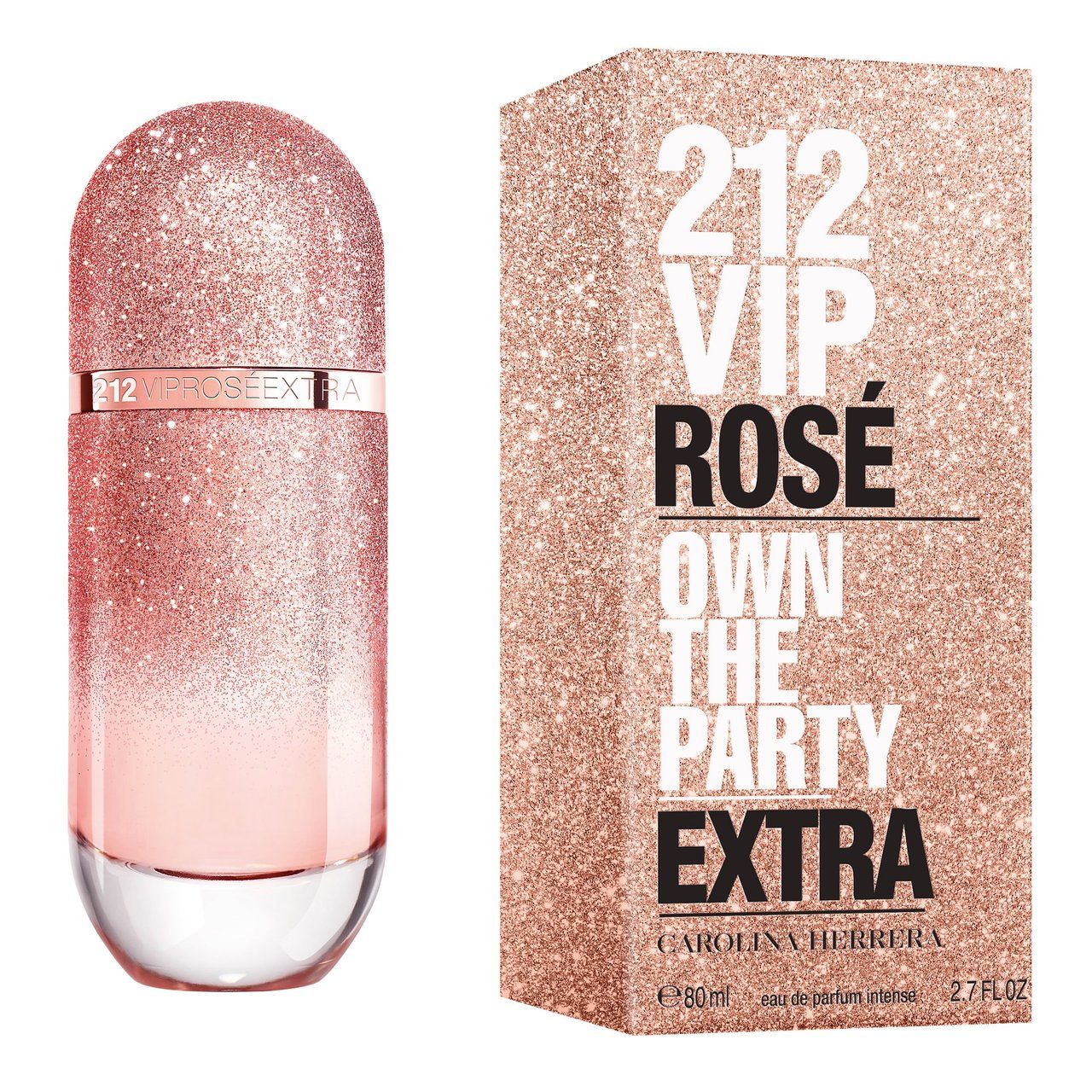 Кликните для увеличения изображения Парфюмерная вода Carolina Herrera 212 VIP Rose Extra, 80 ml