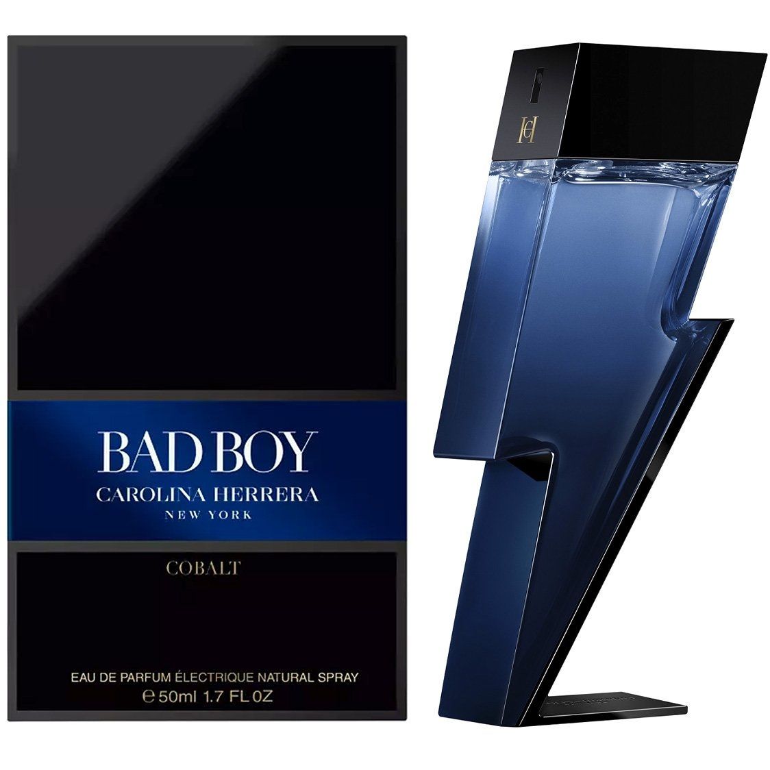 Кликните для увеличения изображения Парфюмерная вода Carolina Herrera Bad Boy Cobalt Parfum Electrique, 100 ml