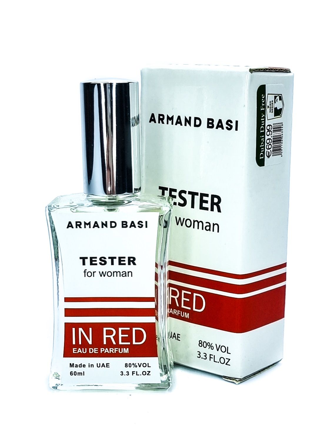Кликните для увеличения изображения Тестер Armand Basi In Red Eau De Parfum, 60ml (ОАЭ)