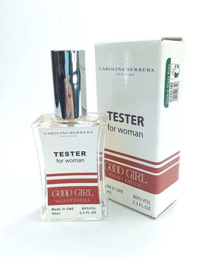 Кликните для увеличения изображения Тестер Carolina Herrera Good Girl Velvet Fatale, 60 мл (ОАЭ)