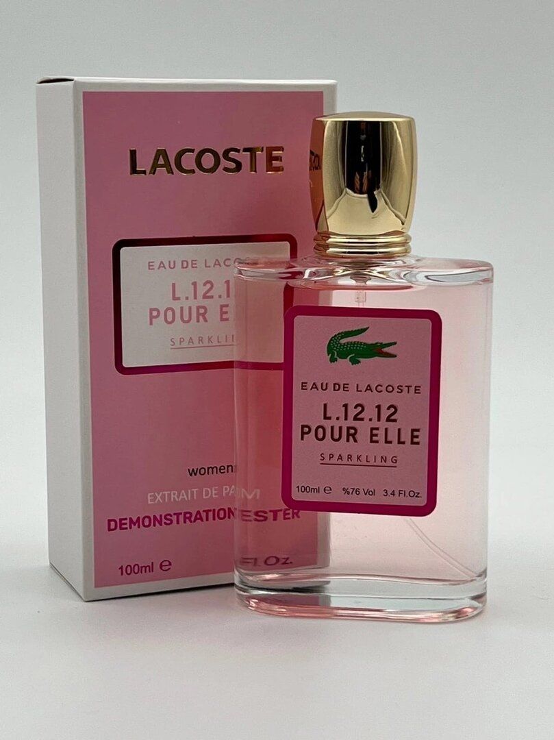 Кликните для увеличения изображения Тестер Lacoste Eau De Lacoste L.12.12 Pour Elle Sparkling extrait de Parfum, 100ml