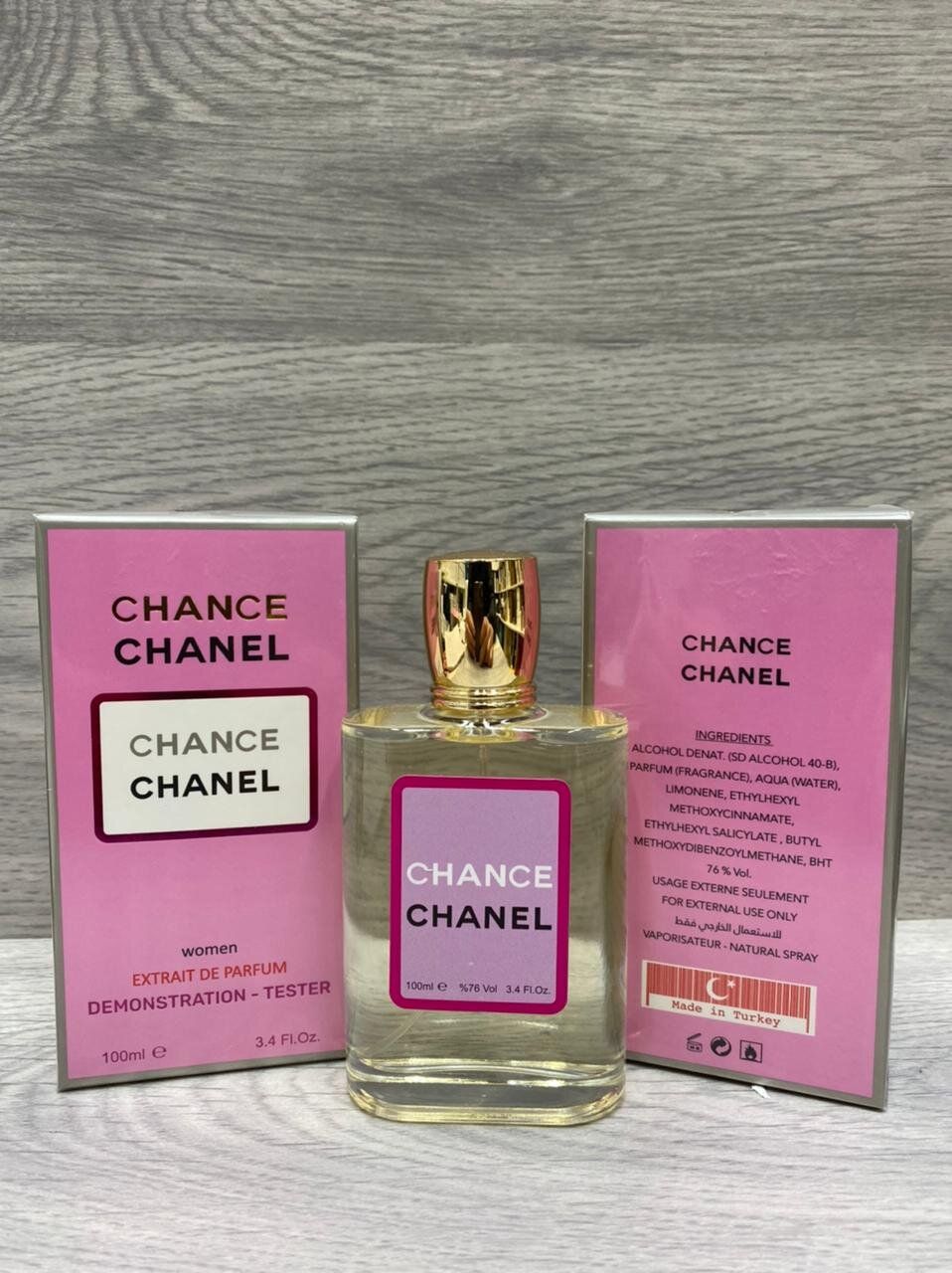 Кликните для увеличения изображения Тестер Chanel Chance Extrait de Parfum, 100 ml